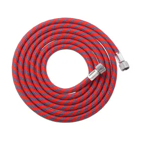 Uxcell 678202254141 6ft Nylon Braided Air Brush Hose 1/8 Inch On Both End And Adapter Red