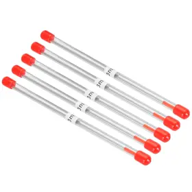 Uxcell 683867200822 5pcs 0.3mm Air Brush Needle Only Replacement Parts 13cm Length Stainless Steel