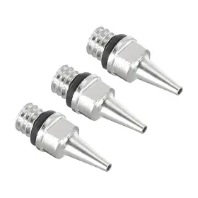 Uxcell 766549006865 3pcs 0.3mm Air Brush Nozzle Only Brass Replacement Parts Accessories