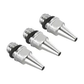 Uxcell 766549006889 3pcs 0.5mm Air Brush Nozzle Only Brass Replacement Parts Accessories