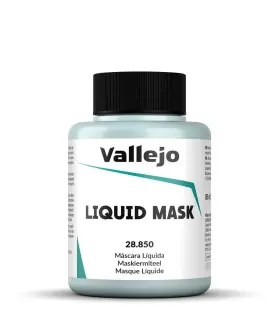 Vallejo 28850 Acrylicos 85 Ml Liquid Mask 2.87 Fl Oz Pack Of 1 Clear
