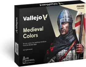 70142 Vallejo - Model Color Medieval Colors Set 9.12 Fl Oz Pack Of 1 Multicolor