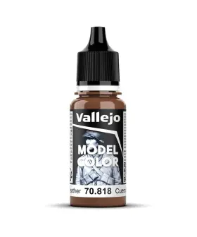 70818 Vallejo Red Leather Paint 17ml 0.57 Fl Oz Pack Of 1