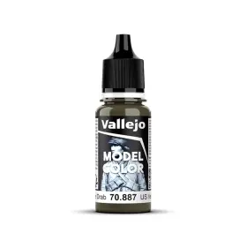 70887 Vallejo Acrylic Paint Us Olive Drab 0.57 Fl Oz Pack Of 1