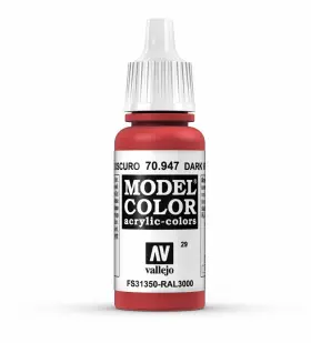 Vallejo 70947 Acrylic Paint Vermillion Red Vj70947 0.57 Fl Oz Pack Of 1
