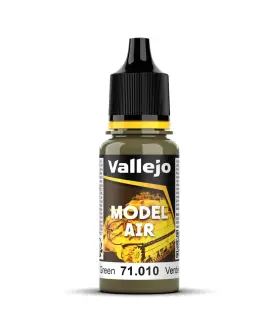 71010 Vallejo Interior Green Paint 17ml 0.57 Fl Oz Pack Of 1