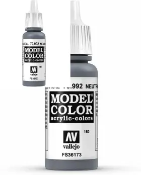 Vallejo 748224698312 Acrylic Paint Neutral Grey 0.57 Fl Oz Pack Of 1