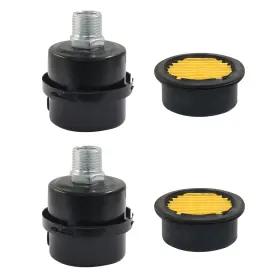 He0268-0270001 Verkelly 2 Pcs Air Compressor Silencer 1/2 Inch Thread Intake Filter 20mm