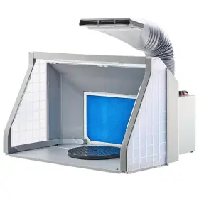 Vevor 445035717715 Airbrush Spray Booth Dual-fans Portable Hobby Paint Kit Wi