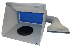 Hs-e420c Vigiart Airbrush Compressor 795853190519 Paint Booth With Led Lighting