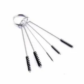 Vigiart Airbrush Compressor 795853190724 5 Piece Cleaning Brush Set With Pouch