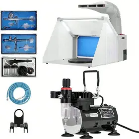 6324 Vivohome Professional Airbrushing Combo Set With 1/5 Hp Portable Compressor Kit