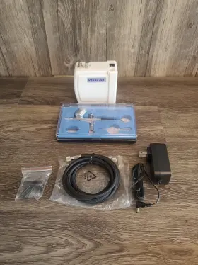 Wnb-ct3745 Vogue Air Airbrush Mini Compressor Brush Painting Spray Gun Hose Art Kit Decorating