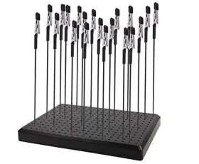 Vt 011735069622 Airbrush Spray Paint Clamping/standing Base With 20 Wire Alligator Clips For