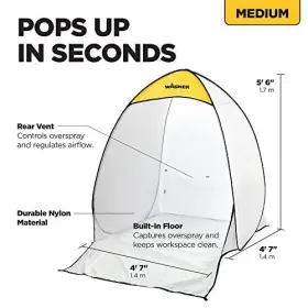 C900139.m Wagner Spraytech 012564001393 Homeright Medium Spray Shelter Portable Paint Booth For Diy P #2