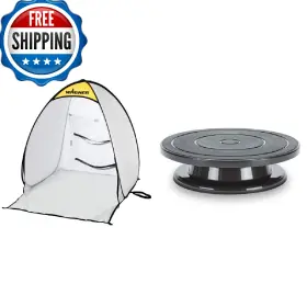 B0c2hmwrp4 Wagner Spraytech Painting Accessory Bundle With Shelter Tent And Turntable