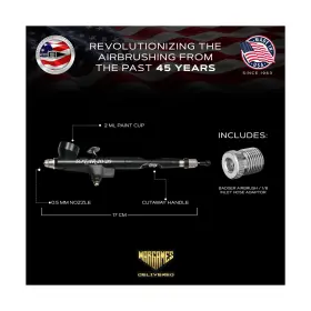 2020-2f Wargames Delivered 36-010 Badger Air-brush Co Ultra Fine Pixel Airbrush Bundle - Sot #2
