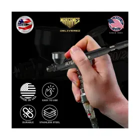 2020-2f Wargames Delivered 36-010 Badger Air-brush Co Ultra Fine Pixel Airbrush Bundle - Sot #3