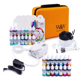 14lust Watson & Webb 060326579586 Studio Collection - Cake Airbrush Decorating Kit Inc Professional Mains Pow