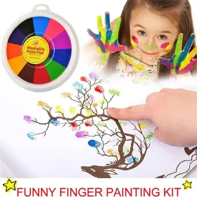 Wgego 739157547822 Finger Paint Kit 25 Colors Washable Funny Painting Small #2