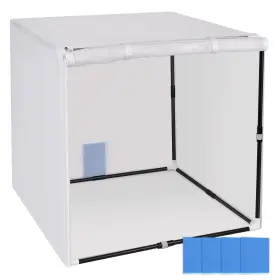Whiidoom 763032648359 Spray Paint Booth Portable Tent With Curtain 30 X 30in Pai
