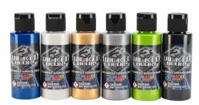 Cx-w105-00 Wicked Colors Createx Pearl Set Airbrush Paint Water Based 6 2oz W105