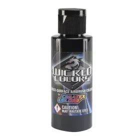 W051-02 Wicked Colors 2-ounce Airbrush Detail Black