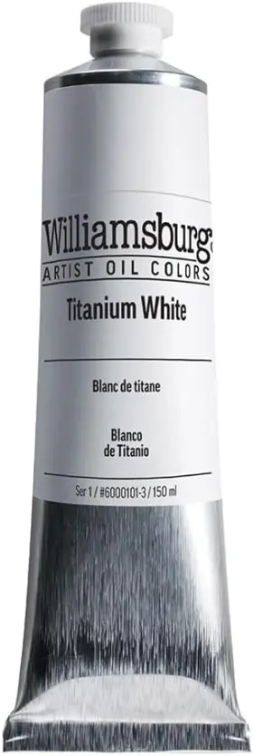 6000101-3 Williamsburg Artist Oil Colors By 5.07 Fl Oz Pack Of 1 Titanium White