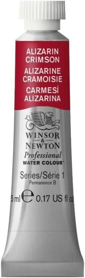 Winsor & Newton 000050823413 And Professional Water 0.17 Fl Oz Pack Of 1 Alizarin Crimson