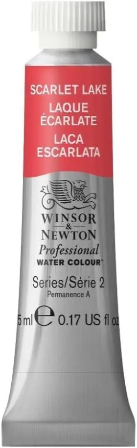 0102603 Winsor & Newton And Professional Water 0.17 Fl Oz Pack Of 1 Scarlet Lake