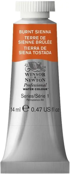 0105074 Winsor & Newton And Professional Water 0.47 Fl Oz Pack Of 1 Burnt Sienna