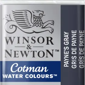 0301465 Winsor & Newton And Cotman Watercolor Paint 1 Count Pack Of Paynes Gray