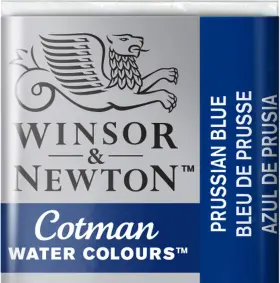 0301538 Winsor & Newton And Cotman Watercolor Paint 1 Count Pack Of Prussian Blue