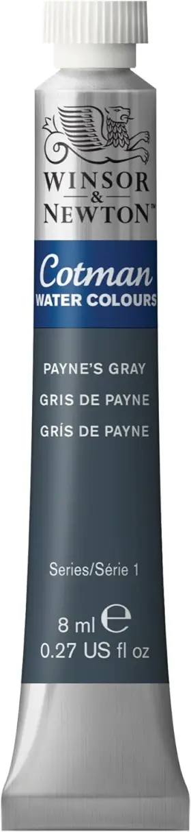 0303465 Winsor & Newton And Cotman Watercolor Paint 0.27 Fl Oz Pack Of 1 Paynes Gray