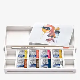 0390670 Winsor & Newton And Cotman Watercolor 1 Count Pack Of Red Rose White Yellow