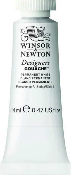 0605512 Winsor & Newton And Designers Gouache 0.47 Fl Oz Pack Of 1 Permanent White
