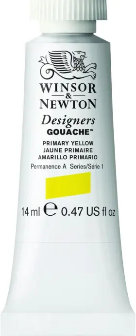 0605527 Winsor & Newton And Designers Gouache 14 0.47 Fl Oz Pack Of 1 Primary Yellow