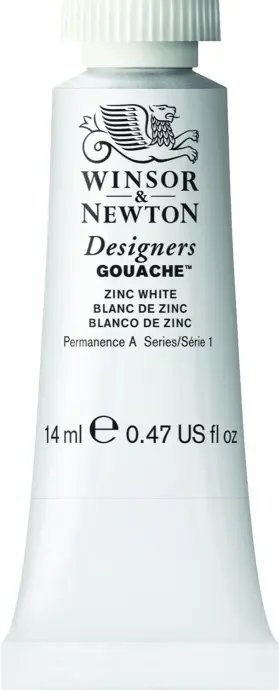 0605748 Winsor & Newton And Designers Gouache 14 Ml 0.47 Fl Oz Pack Of 1 Zinc White