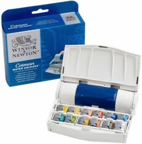 Winsor & Newton 094376954371 And Cotman Watercolor Paint 1 Count Pack Of Multicolored