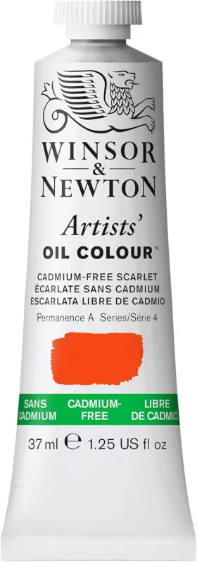 1214903 Winsor & Newton And Artistsft Oil 1.25 Fl Oz Pack Of 1 Cadmium-free Scarlet