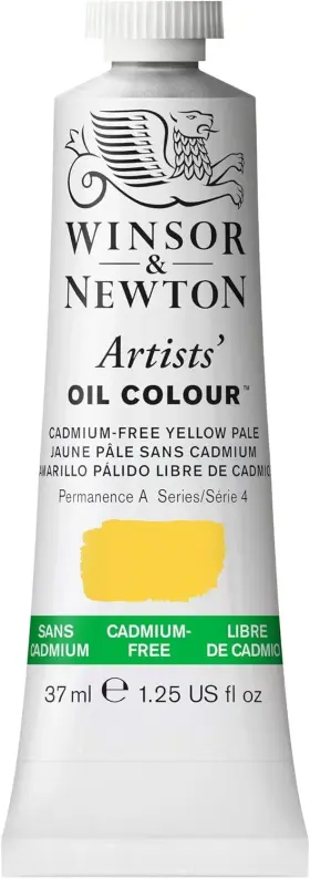 1214907 Winsor & Newton And Artistsft Oil 1.25 Fl Oz Pack Of 1 Cadmium-free Yellow Pale