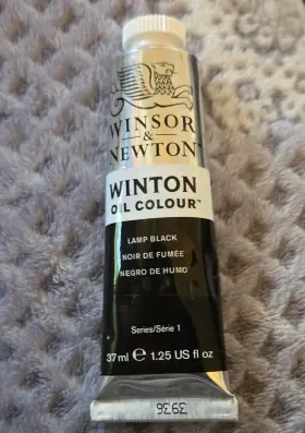 1414337 Winsor & Newton And Winton Oil Color 37ml 1.25 Fl Oz Pack Of 1 Lamp Black