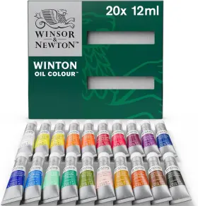 1490695 Winsor & Newton And Winton Oil Color Paint Set 20 8 Fl Oz Pack Of 1 Colors