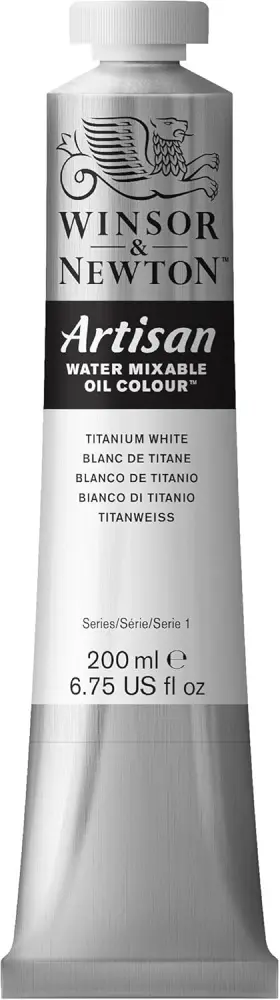 1537644 Winsor & Newton And Artisan Water Mixable Oil 6 Fl Oz Pack Of 1 Titanium White