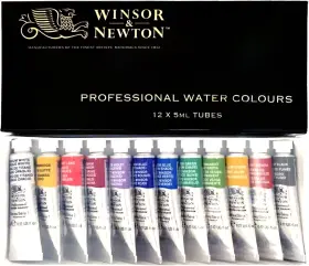 18809812 Winsor & Newton Windsor And Artists Water 5ml Tube 12c 3.7 Fl Oz Pack Of 1 12 Colors