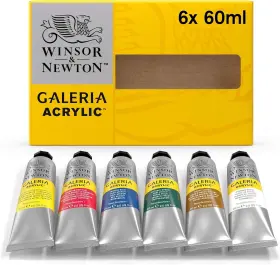 2190516 Winsor & Newton And Galeria Acrylic Paint 6 X 12 Fl Oz Pack Of 1 Set
