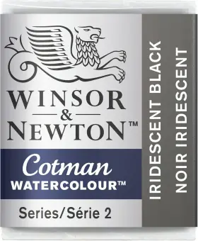 301473 Winsor & Newton And Cotman Watercolor 1 Count Pack Of Iridescent Black