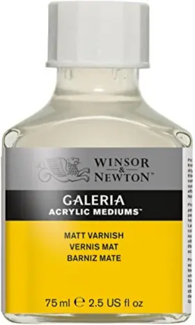3022802 Winsor & Newton And Galeria Acrylic Matte Varnish 2.5-oz 75ml Jar