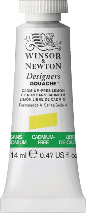 605898 Winsor & Newton And Designers 0.47 Fl Oz Pack Of 1 Cadmium-free Lemon
