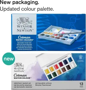 Winsor & Newton 778295600174 And Cotman Watercolor Paint Set 1 Count Pack Of Multicolor #2